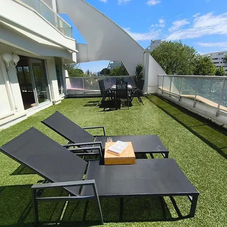 Apartamento T2 - Terrasse 45m2 - Piscine - Clim - Parking Privé La Grande-Motte